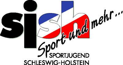 Logo der Sportjugend Schleswig-Holstein mit dem Schriftzug „sish Sport und mehr...“ in verschiedenen Farben.