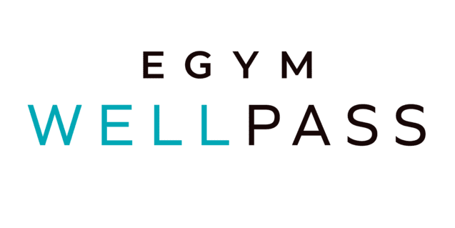 Logo von Egym Wellpass in schwarz und t&uuml;rkis auf wei&szlig;em Hintergrund. Schriftzug besteht aus den Worten "EGYM" und "WELLPASS".